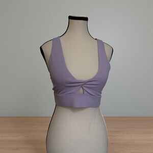 Fabletics Lavender Sports Bra